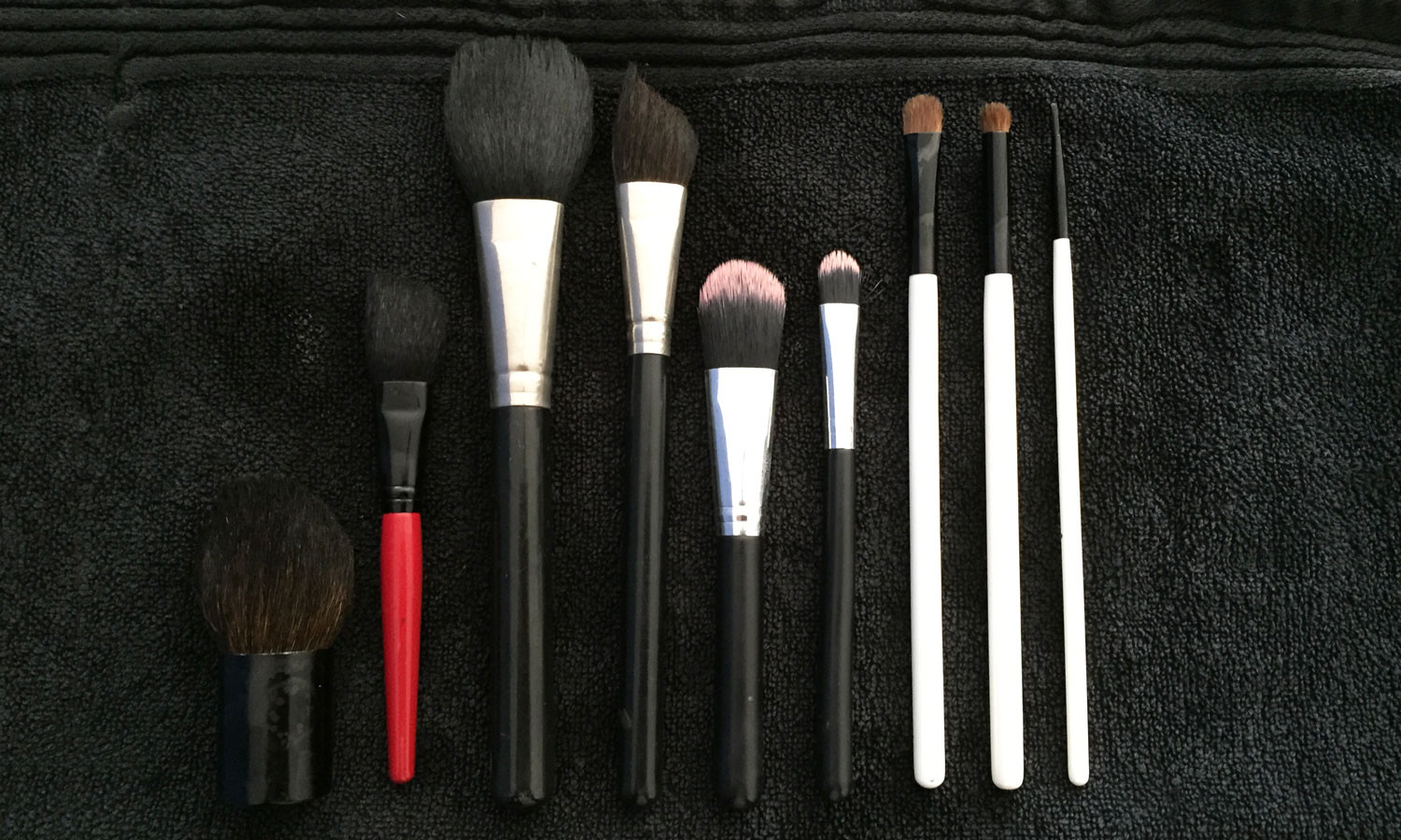 clean make up brushes